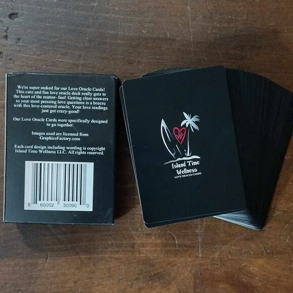 Brand New Island Time Wellness Love Oracle 54 Card Deck - Picture 2 of 5